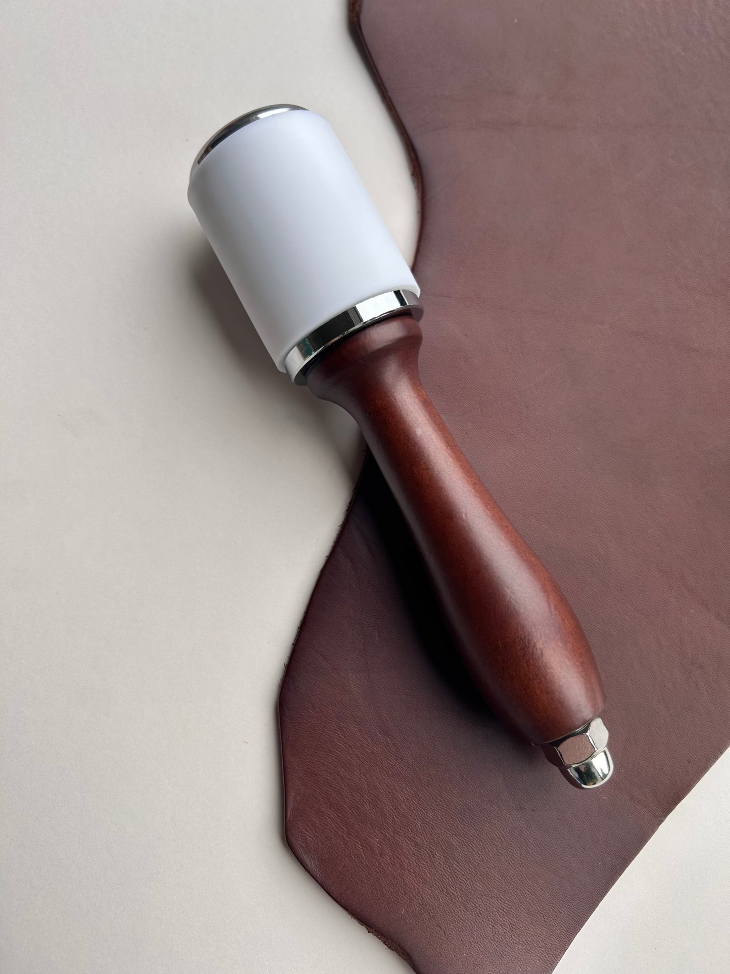 Round Head Leather Maul