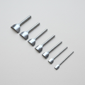 Round Belt End Punch Leather Tools 7 Pieces - Shallow Arc