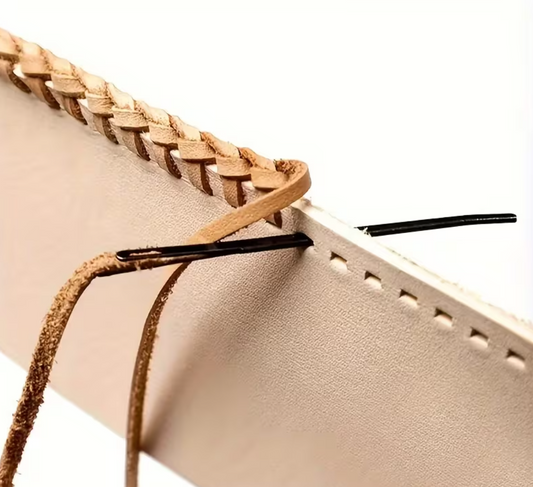 Flat Head Lacing Needles for Leather Cord