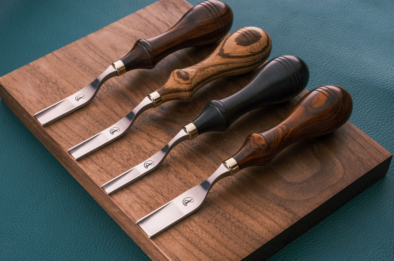 Kemovancraft French Wide Skiver – Ebony Handle | 6mm & 8mm