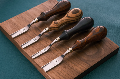 Kemovancraft French Wide Skiver – Ebony Handle | 6mm & 8mm