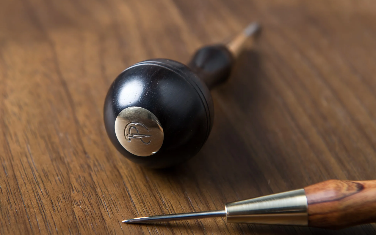 Kemovancraft Scratch Awl – Detachable Blade & Ebony Handle