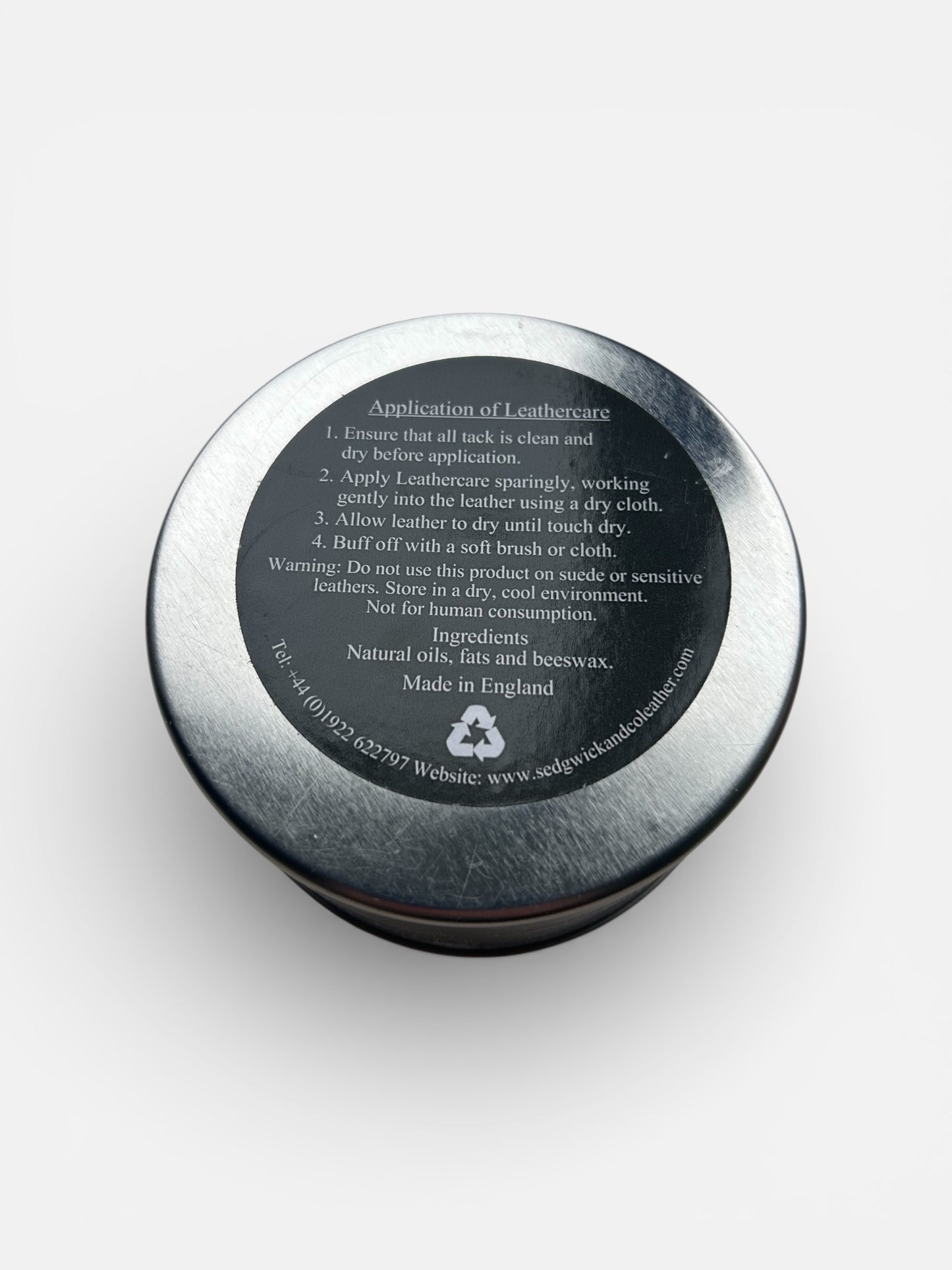 Sedgwick & Co Original Leather Wax Leathercare 60 ml