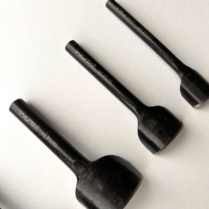 WUTA Round Belt End Punch Leather Tools 5 Piece Set