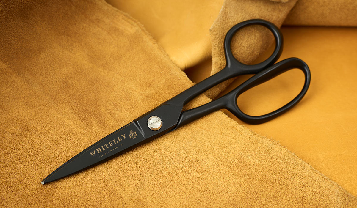 Whiteley 8” Leather Scissors PTFE Coated