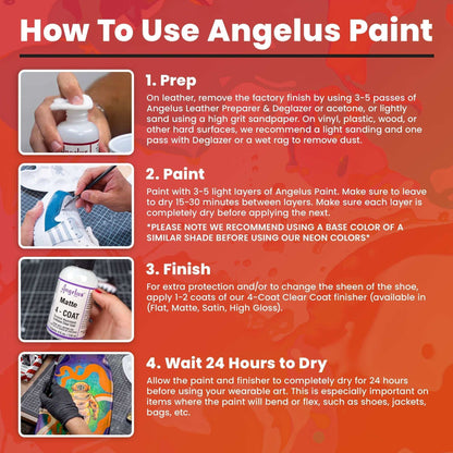 Angelus Pearlescent Acrylic Leather Paint - Pacific Blue