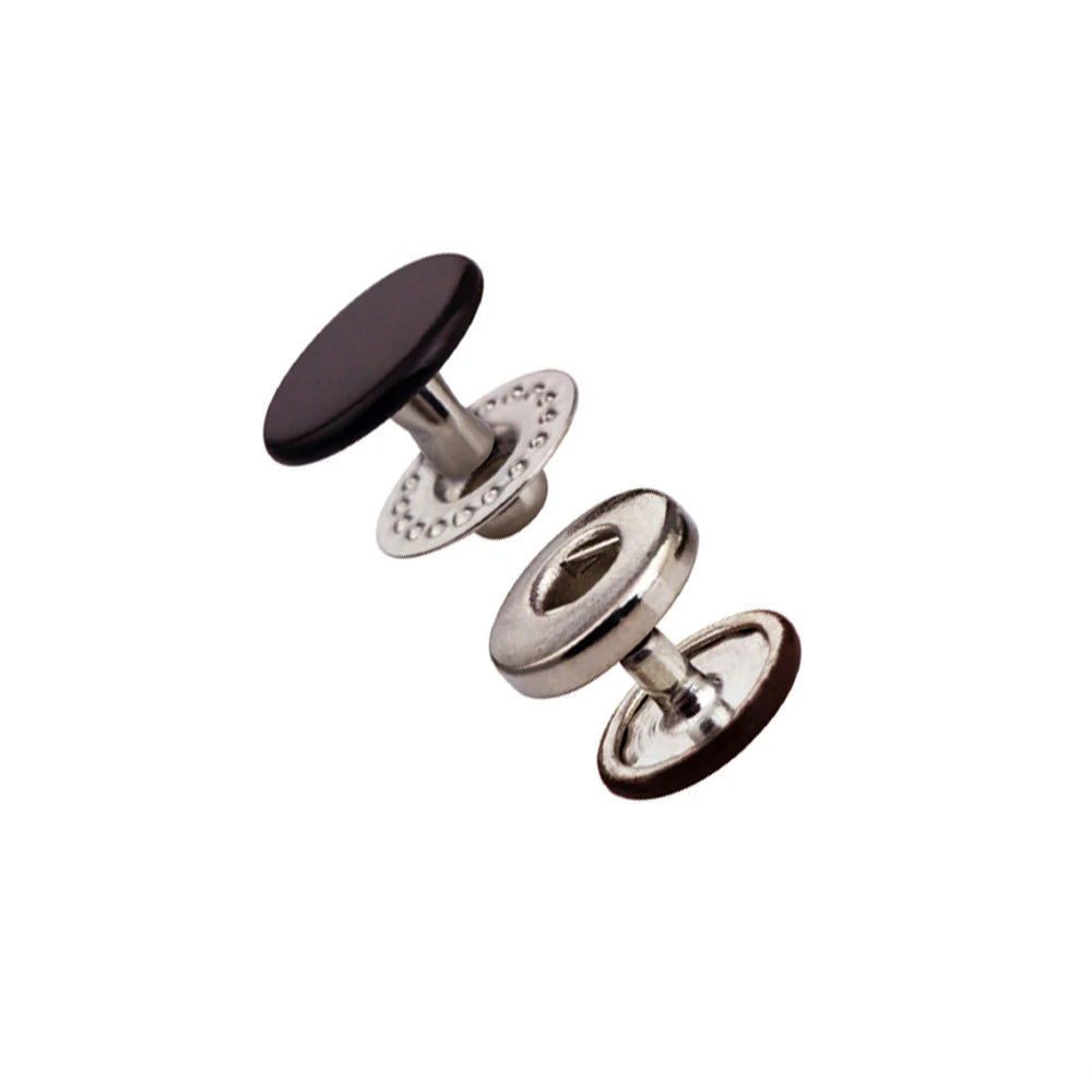 Brown Glove Snaps - 10 mm