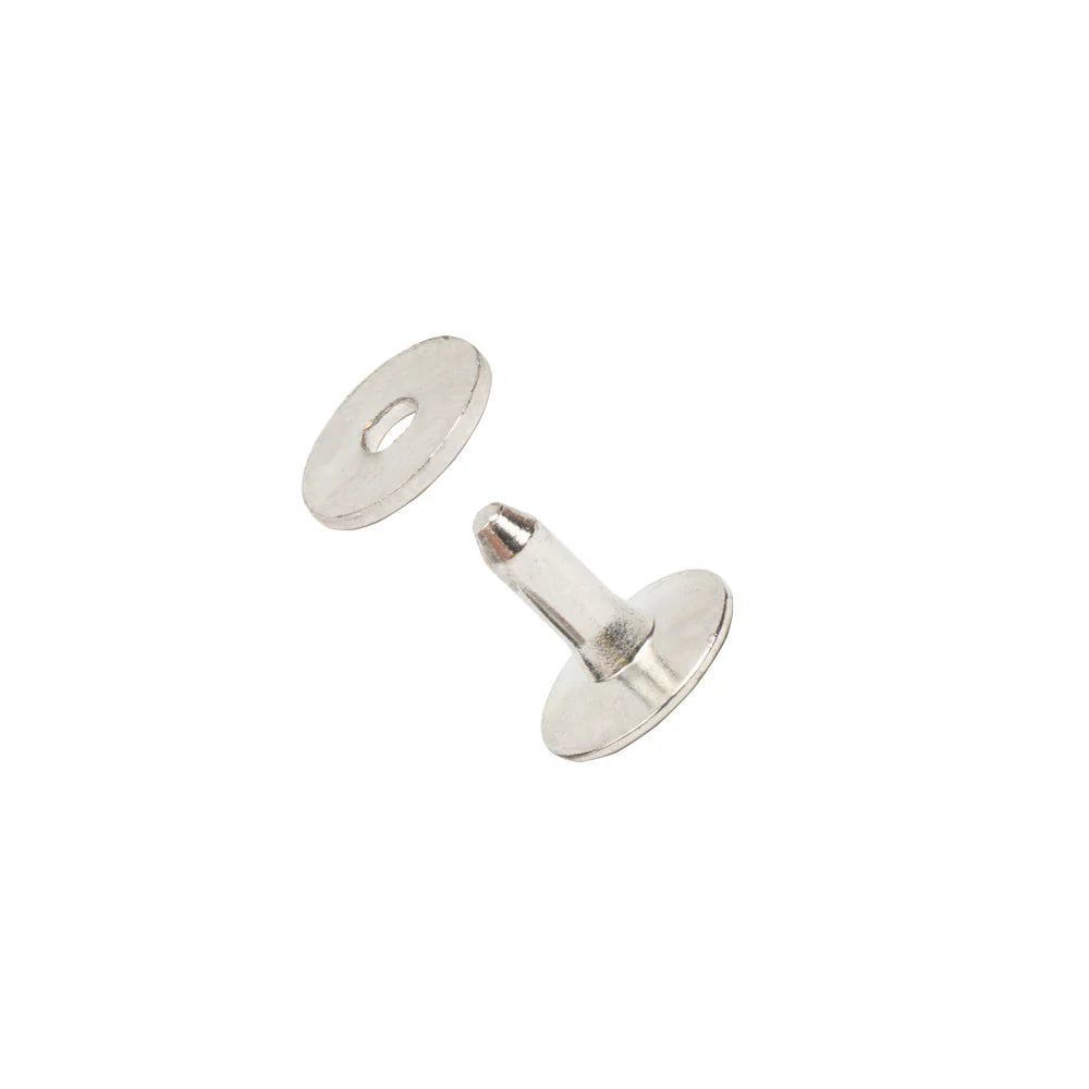 Silver Decorative Rivets and Burrs - Aluminium