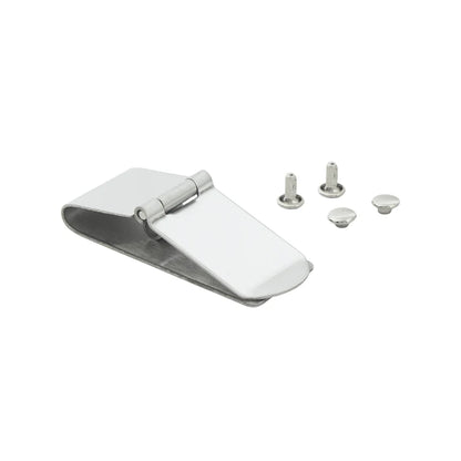 Money Clip With Flap Stainless Steel
