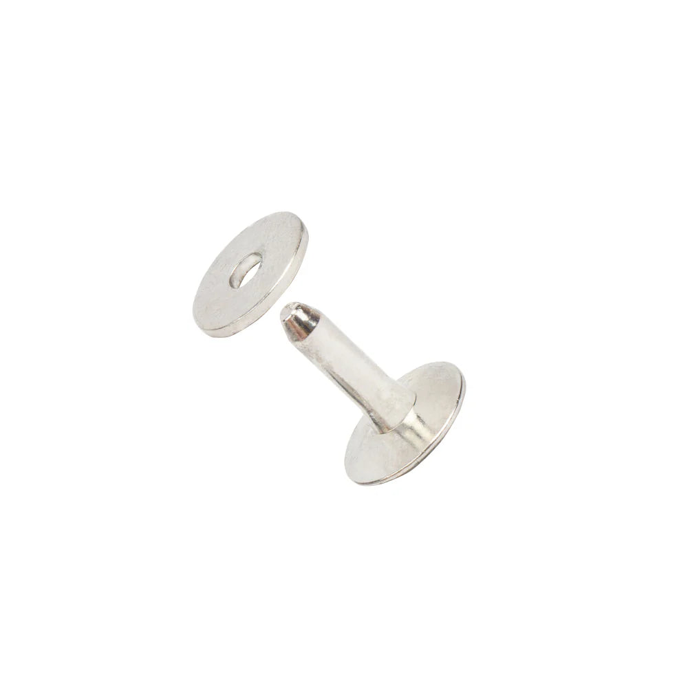 Silver Decorative Rivets and Burrs - Aluminium