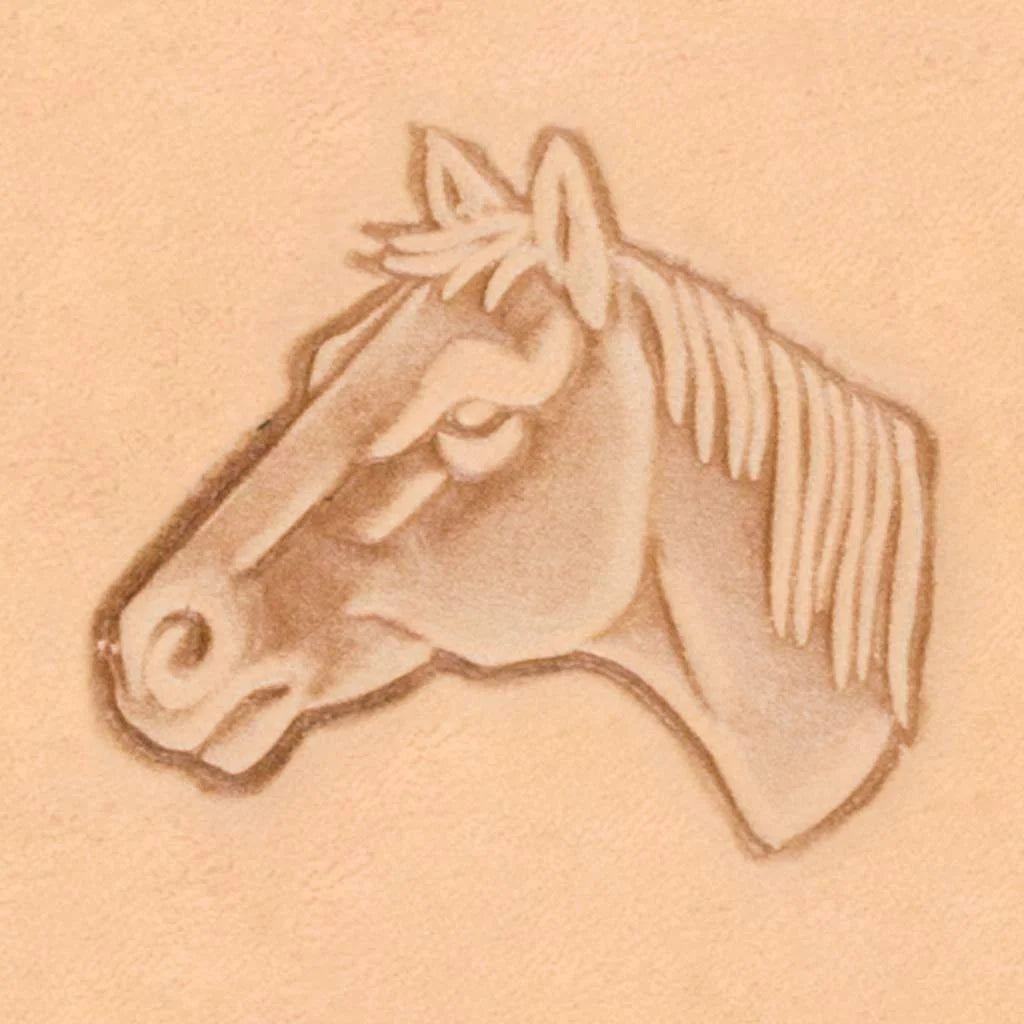 Leather Embossing Stamp Horse Head - Left Facing