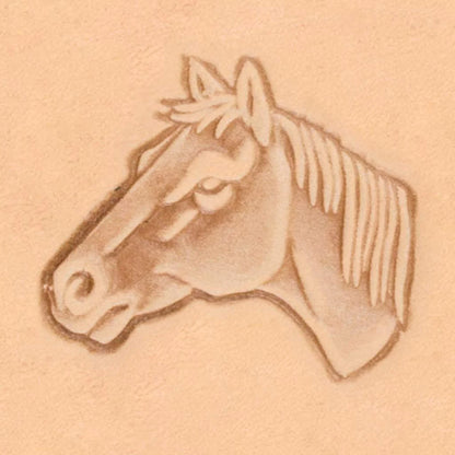 Leather Embossing Stamp Horse Head - Left Facing