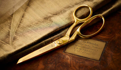 Whiteley 8” Gold Plated Fabric Shears