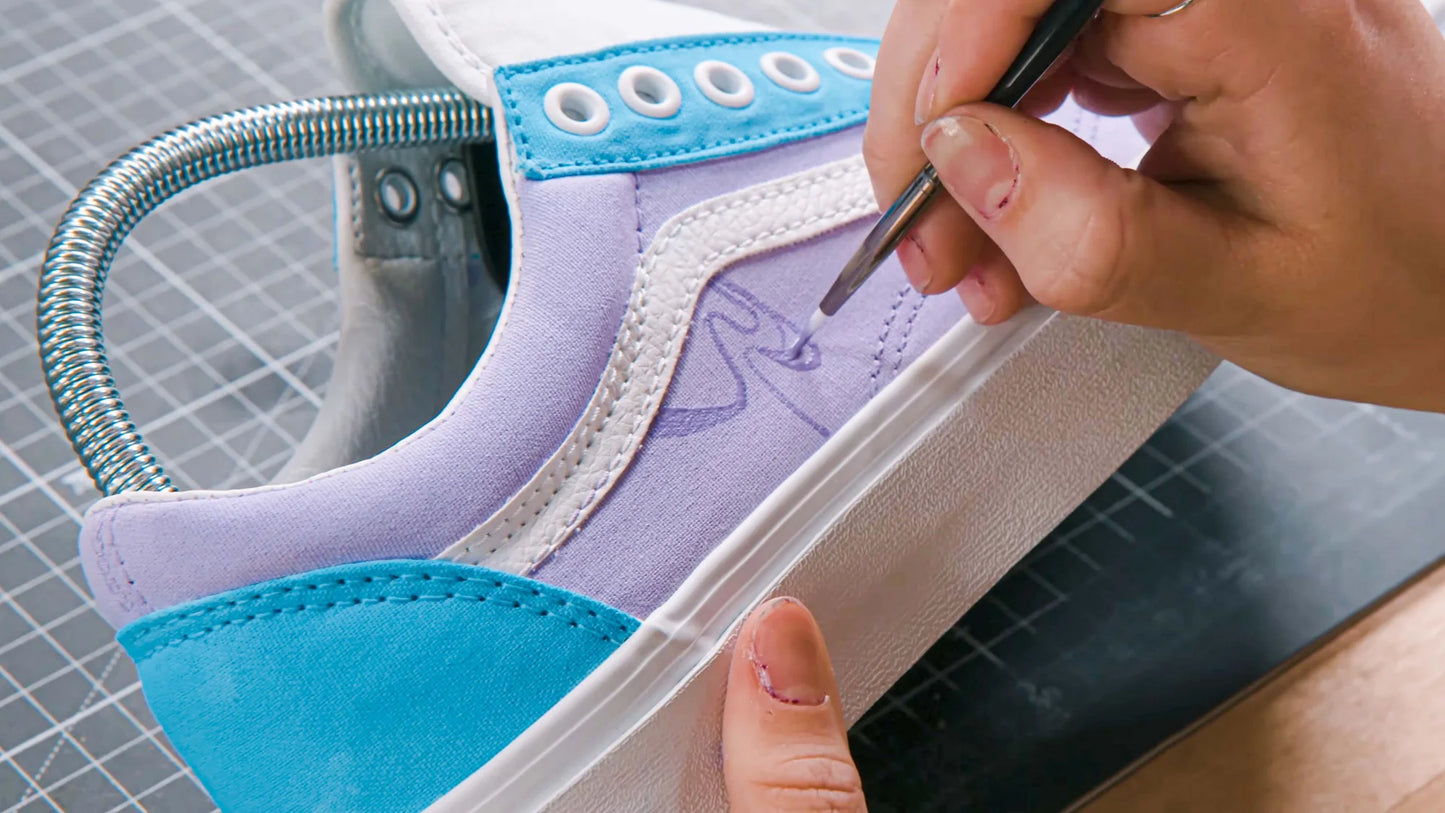 Angelus Pearlescent Acrylic Leather Paint - Pacific Blue